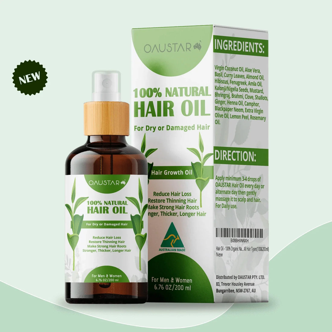 Natural Rosemary Shampoo for Hair Growth [Sulfate Free]