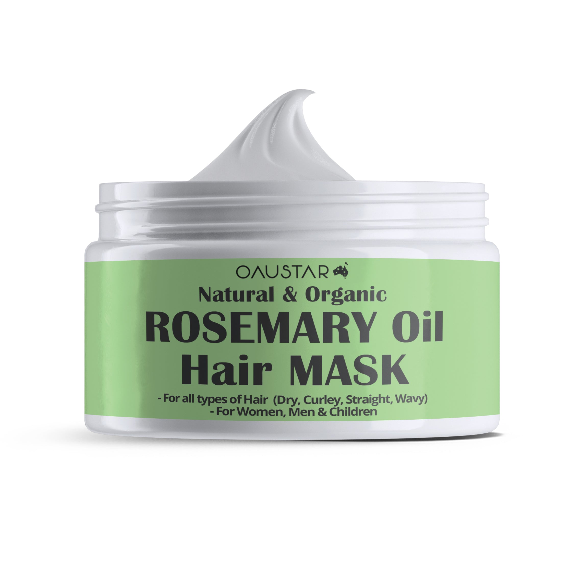 Oaustar Rosemary Oil Hair Mask two jars natural organic hair growth