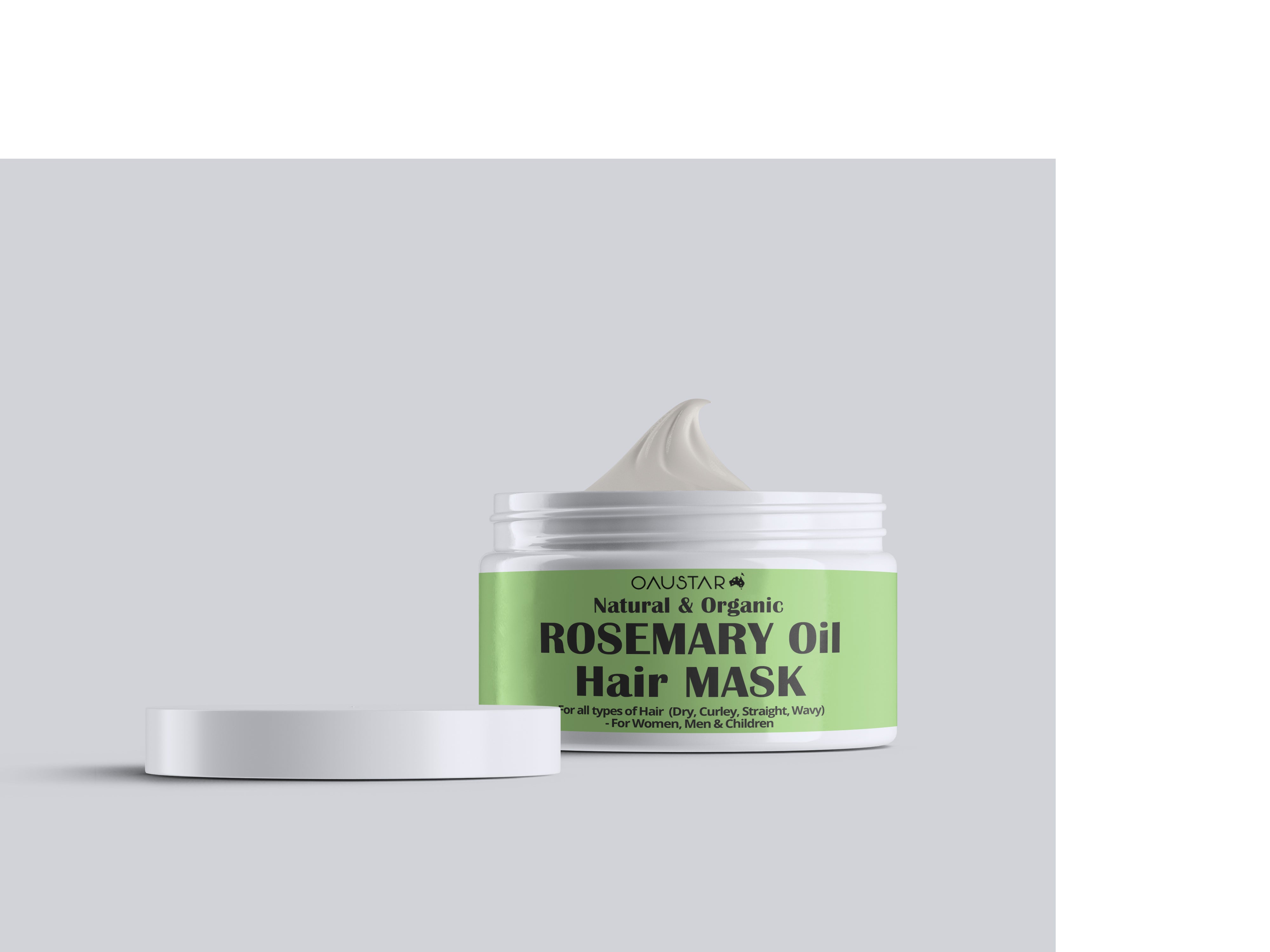 Creamy hair mask by My Store for hair growth, shown in a jar with smooth texture, ideal for nourishing and strengthening hair.