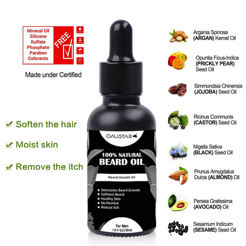 Hemp Oil & Beard Oil Combo Pack | Beard, Anti Stress, Pain Relief, Hair & Skin