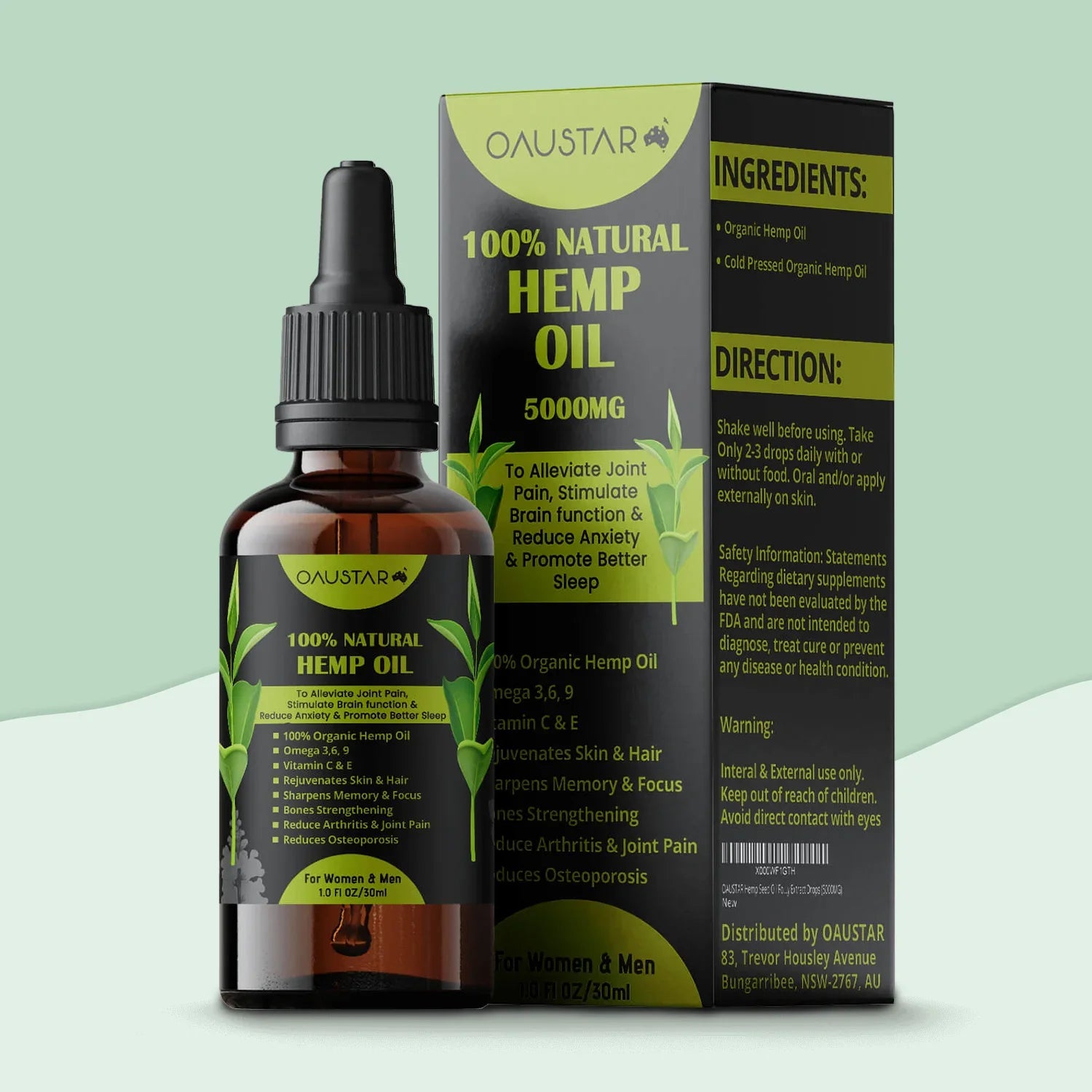 Pain Relief Oil for Joints, Muscles, Knee & Back Pain 30ml