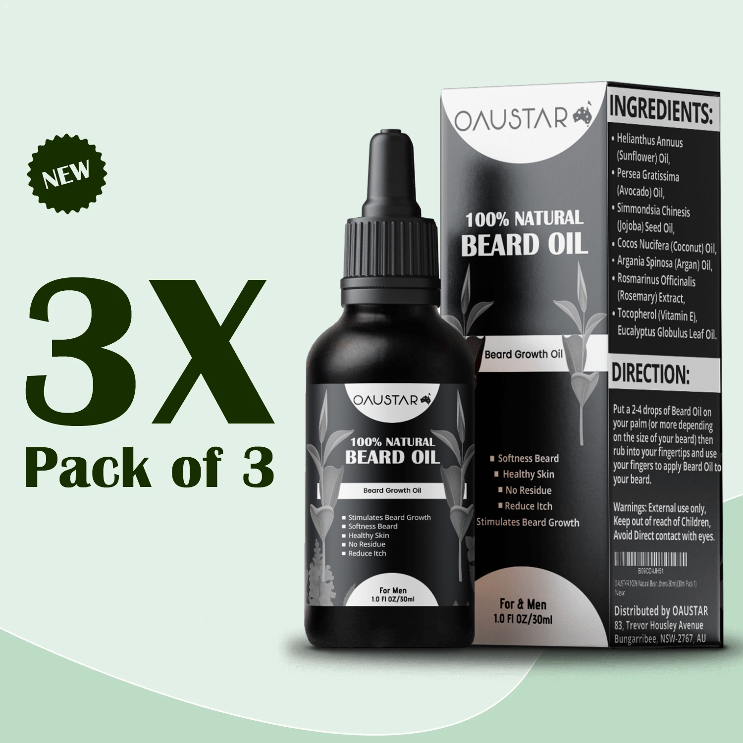 Best Beard Oil Australia for Men [Beard Growth Oil]