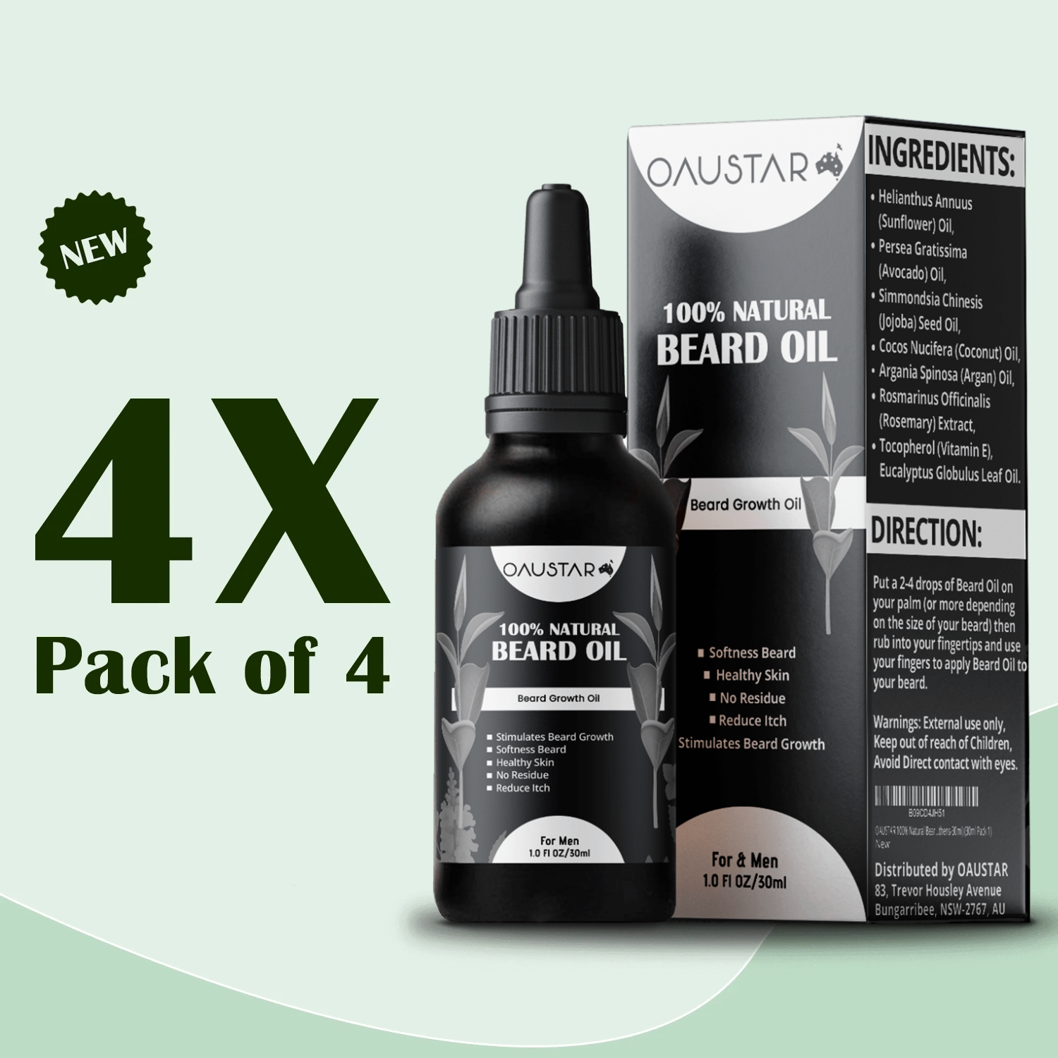 Best Beard Oil Australia for Men [Beard Growth Oil]