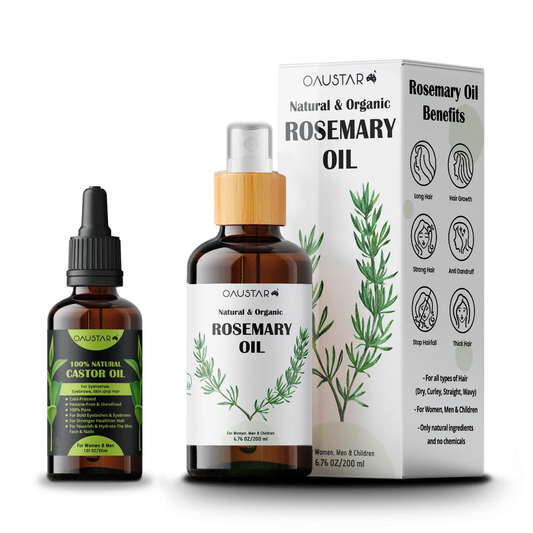 Rosemary Oil & Castor Oil Combo Pack