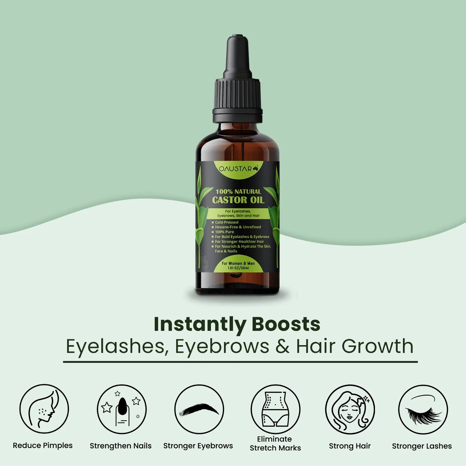 Castor Oil & Hair Growth Oil Combo Pack