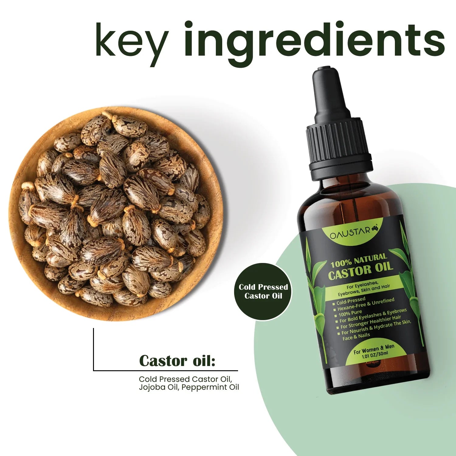 Castor Oil & Hair Growth Oil Combo Pack