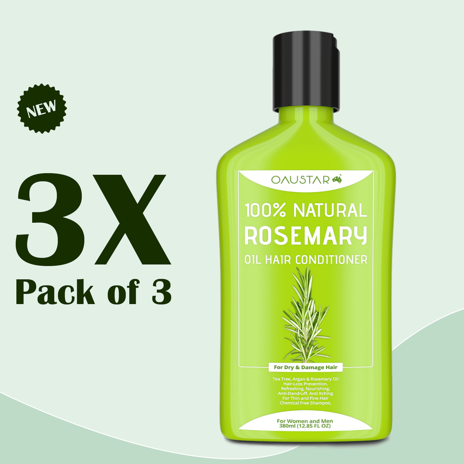 Rosemary Conditioner for Hair Growth [Tea Tree & Sulfate Free]