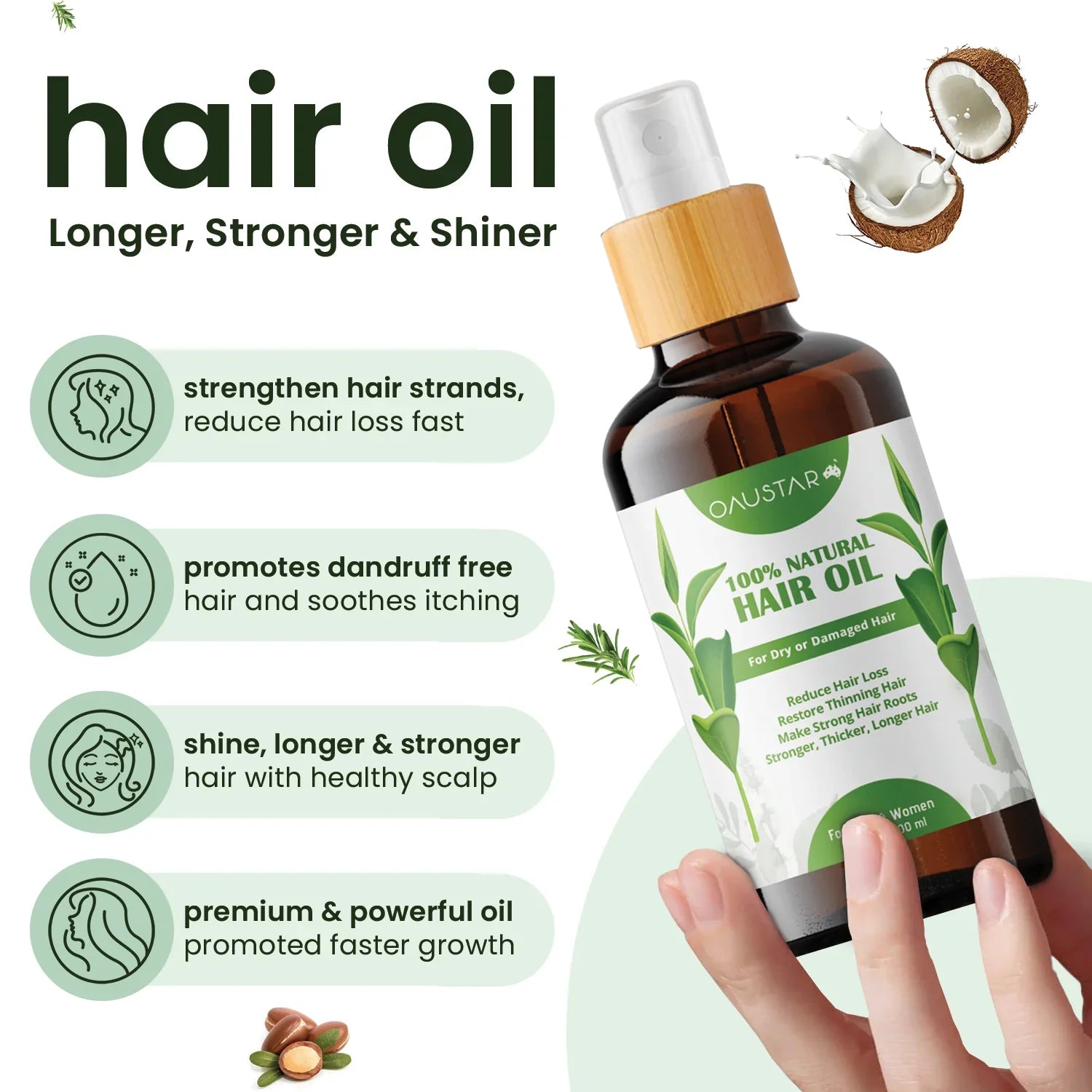 Best Organic Hair Oil For Dry & Damaged Hair [Hair Growth Oil]