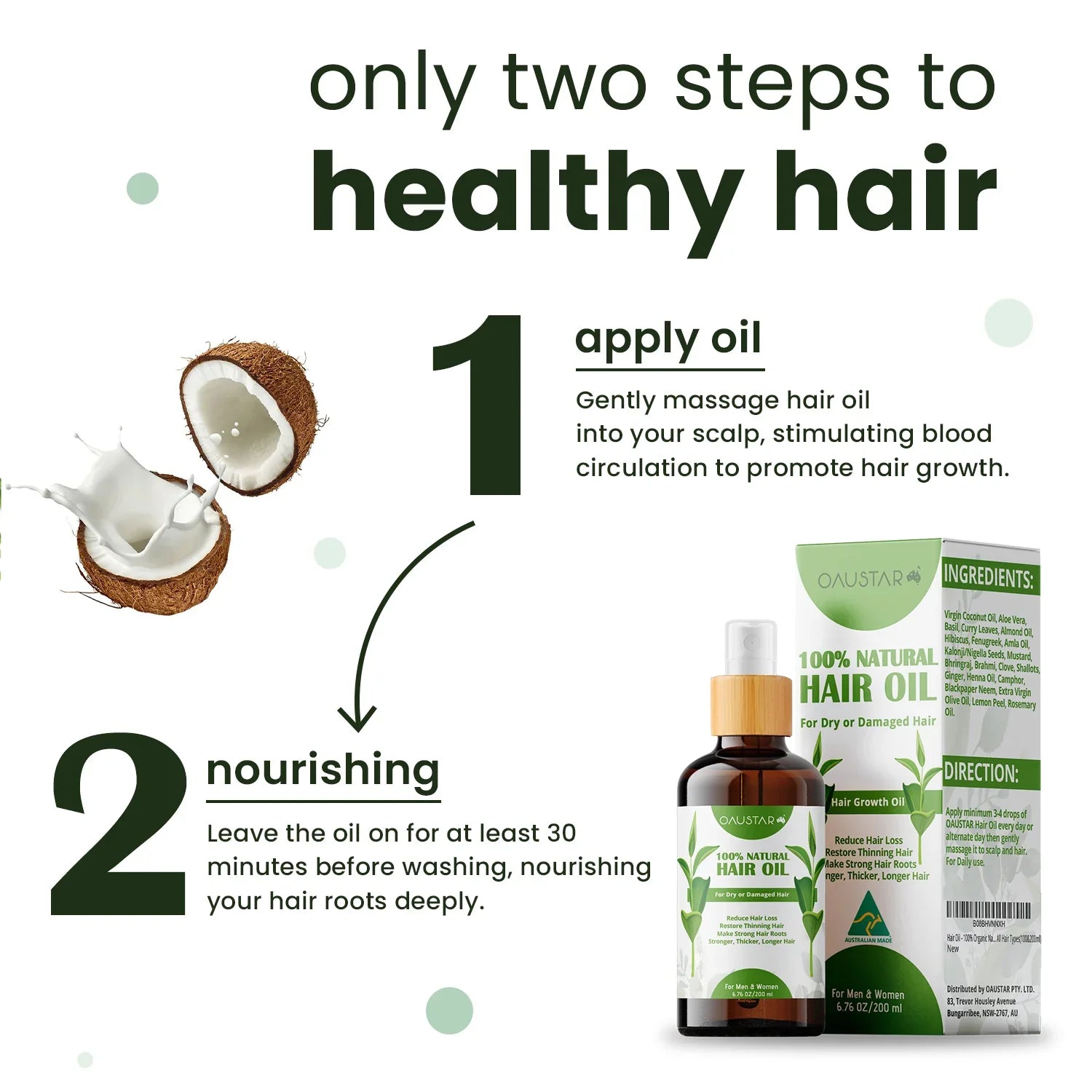 Best Organic Hair Oil For Dry & Damaged Hair [Hair Growth Oil]