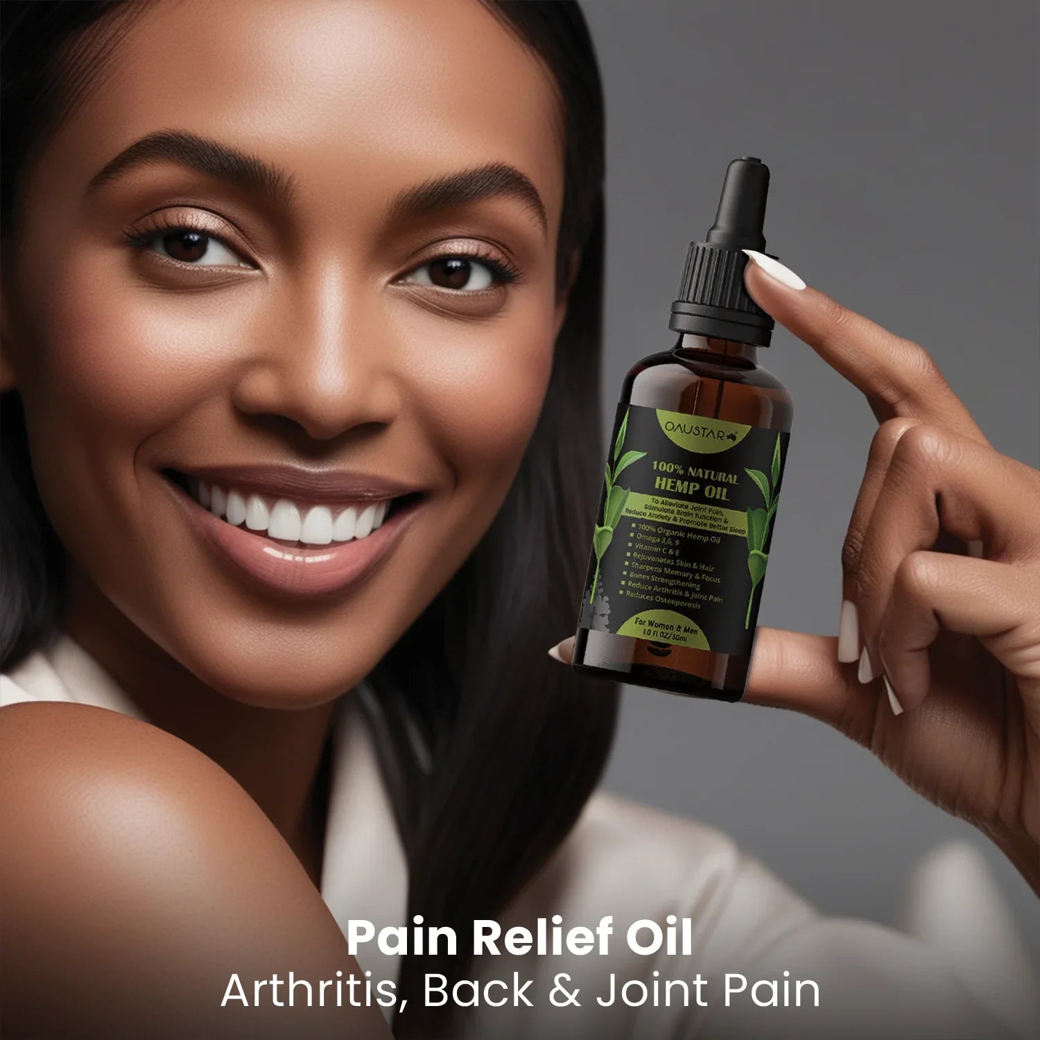 Pain Relief Oil for Joints, Muscles, Knee & Back Pain 30ml