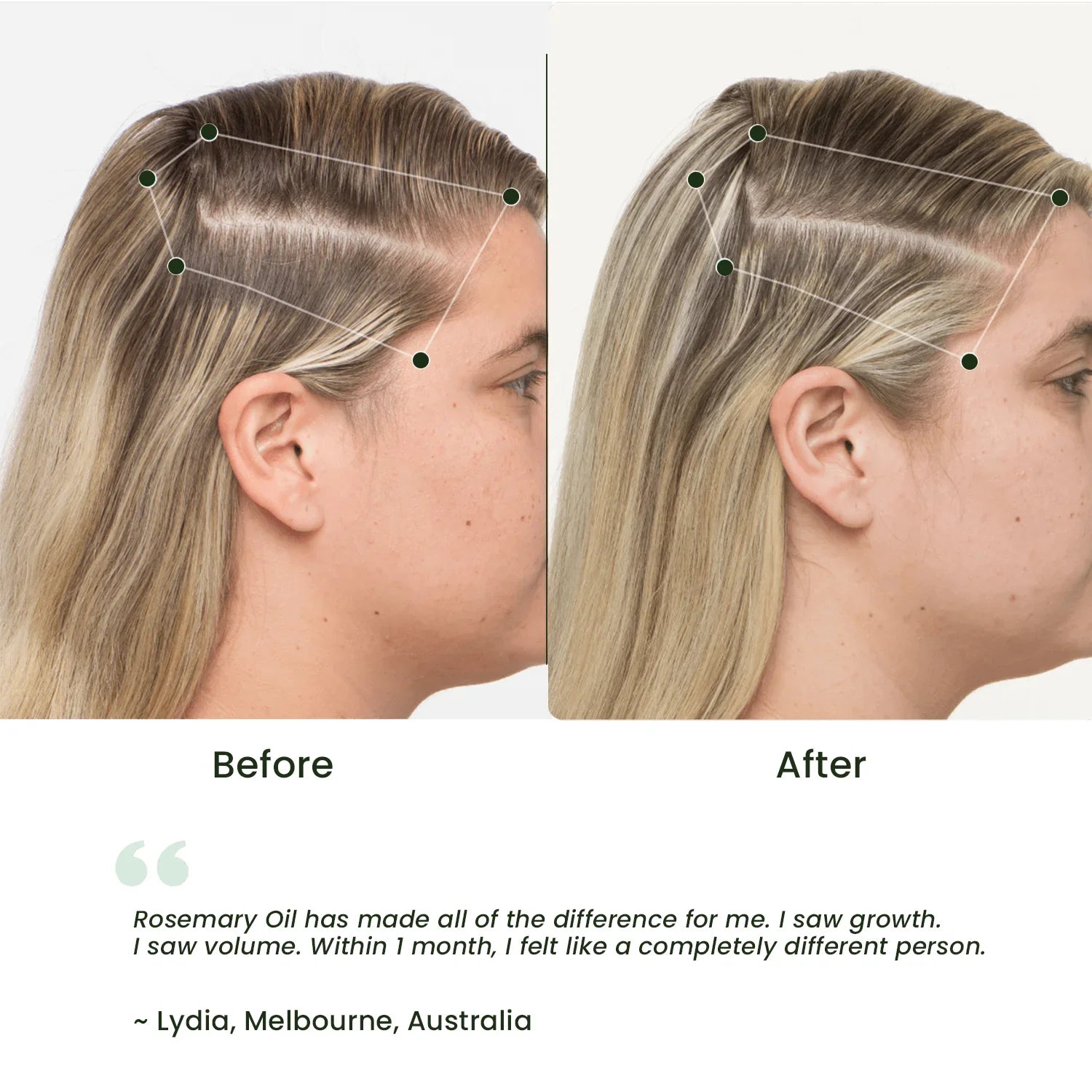 Organic Rosemary Hair Growth Oil for Dry & Damaged Hair