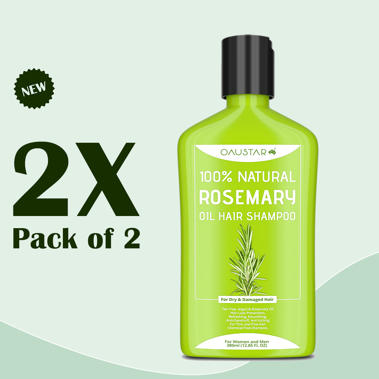 Natural Rosemary Shampoo for Hair Growth [Sulfate Free]