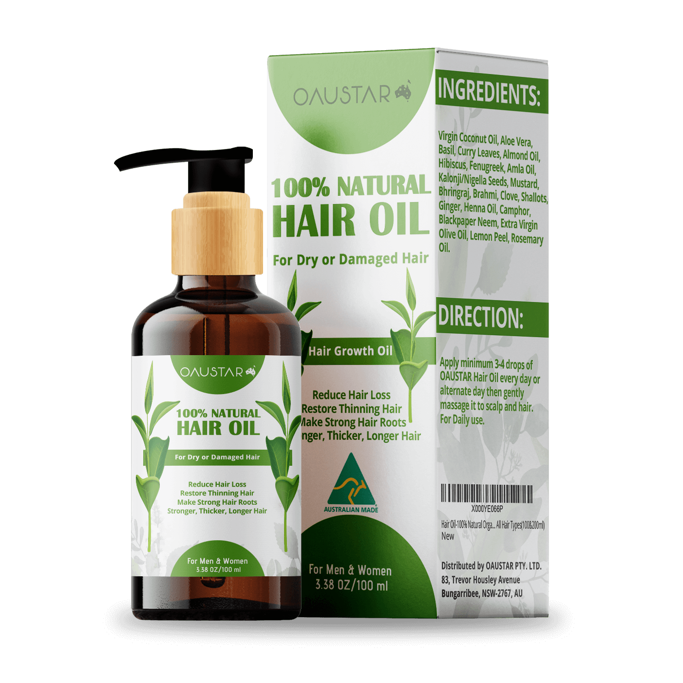 oaustar hair growth oil