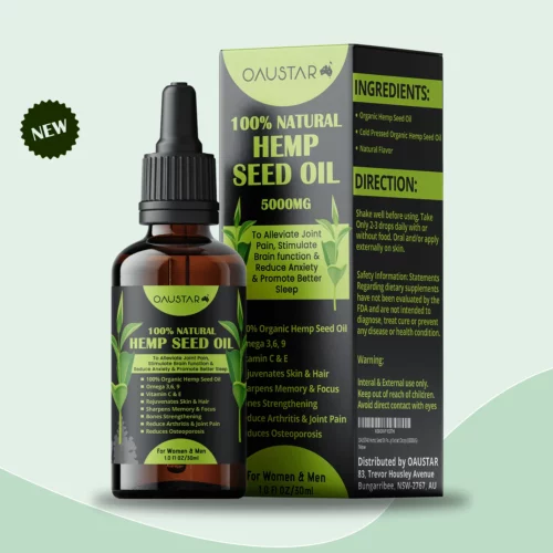 Hemp Oil for Pain Relief – Joints, Muscles, Knees & Back 250ml Sleep Support & Recovery